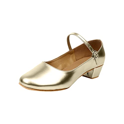 Mädchen Kinderschuhe Kinder Stöckelschuhe Tanzschuhe Einfarbig Kinder latein Schuhe Trainings Tanzschuhe Einfaches Design Party Schuhe Hochzeitsschuhe Glitzer Festliche Schuhe von aaSccex