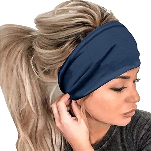 Männer Frauen Lässiges Training Sport Stirnband Laufen Yoga Elastisches Haarschmuck Stirnband Basketball Kostüm (F, One Size) von aaSccex