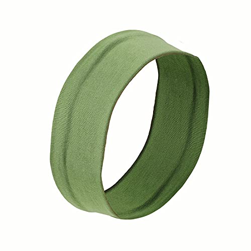 Stirnbänder Stirnbänder Yoga breit Sport Elastizität Mode Boho Stirnband für Frauen Stirnband für Mädchen Stirnband Fußball Tennis (L, One Size) von aaSccex