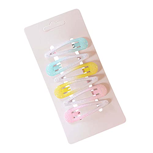 Wassertropfenförmige Damen Accessoires Bunte 6PC Mode Haarnadel Clip Haarschmuck Tennis Stirnband (K, One Size) von aaSccex