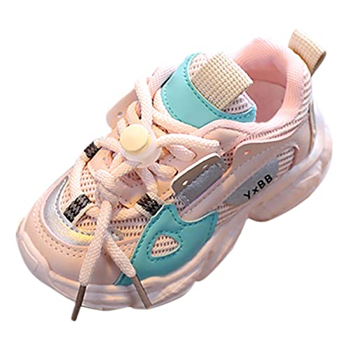 aaSccex Mädchen Kinderschuhe Atmungsaktive Einzelschuhe Elegant Prinzessin Schuhe rutschfeste Freizeitschuhe Wanderhalbschuhe Mode Kinder Sportschuhe Trekkingschuhe Schnürung Sneaker für Outdoor von aaSccex