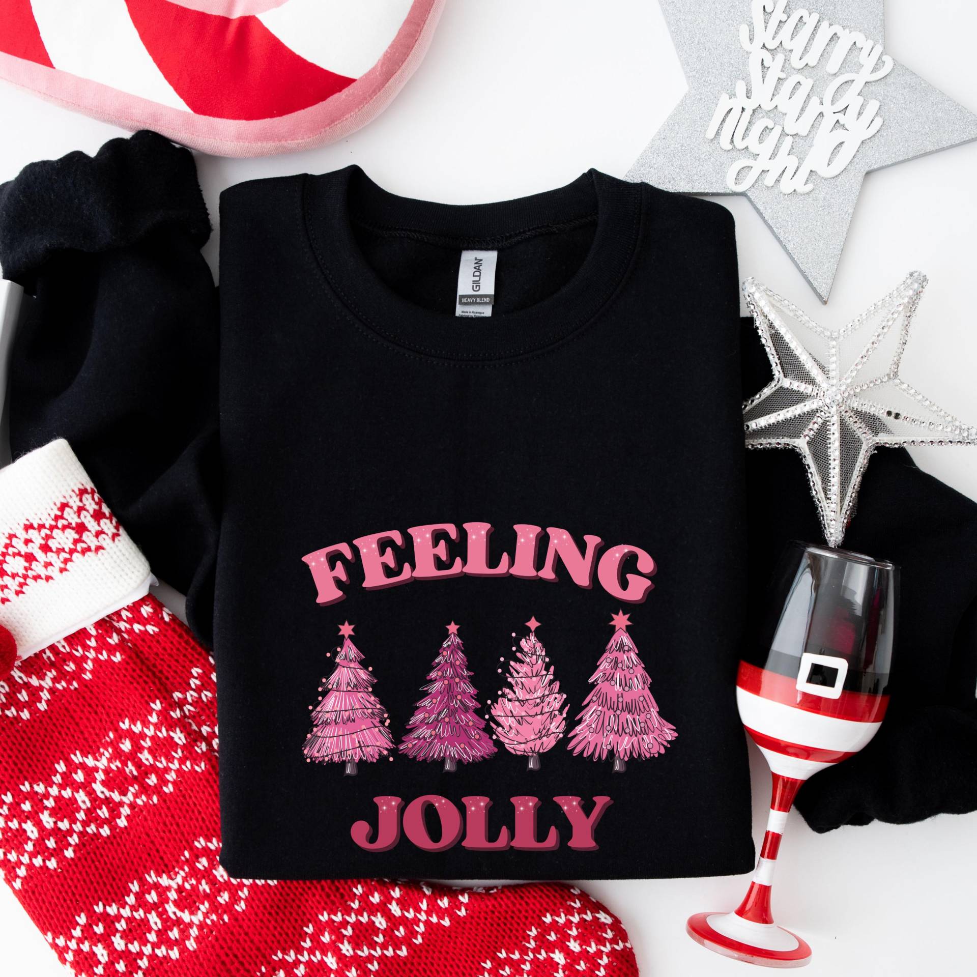 Weihnachtspullover, Weihnachtspulli, Nikolaus Geschenk, Geschenk Weihnachten, Winterpullover, Weihnachten Sweatshirt, Weihnachtsbaum Pullover von aabcBoutique