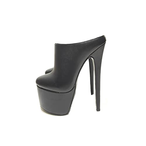 aanieshoeya Pantoletten Damen Comfort Elegant Sandalen Mules Absatz High Heels Plateau Sommer Schwarz 43EU aanieshoeya Pantoletten Damen Comfort Elegant Sandalen Mules Absatz High Heels Plateau Sommer Schwarz 43EU von aanieshoeya