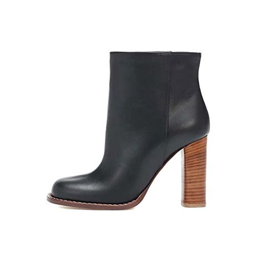 aanieshoeya Stiefeletten Damen Kurzschaft Elegant Ankle Boots mit Blockabsatz Absatz Herbst Schwarz 43EU aanieshoeya Stiefeletten Damen Kurzschaft Elegant Ankle Boots mit Blockabsatz Absatz Herbst Schwarz 43EU von aanieshoeya