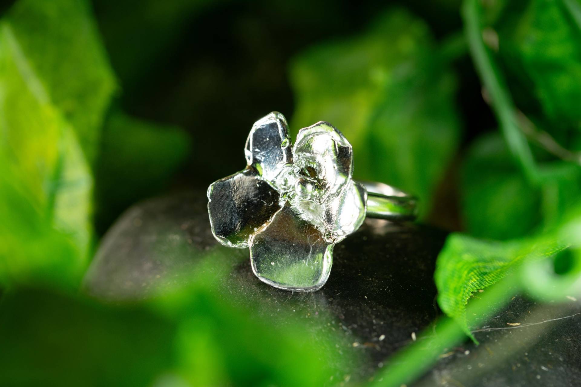 Bloom Sterling Silber Blumenring von abbyjoyjewelry