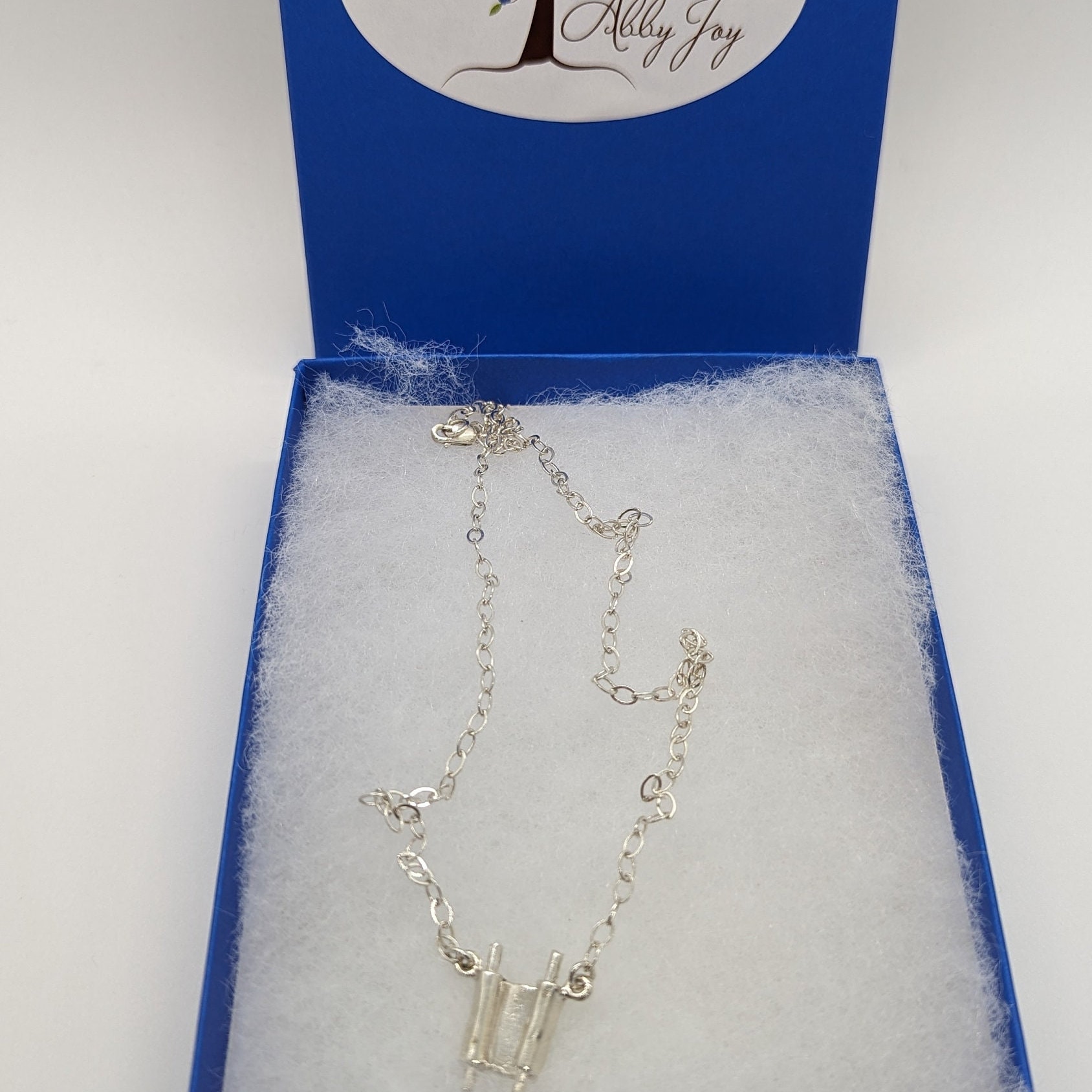 Tora Rolle Sterling Silber Halskette von abbyjoyjewelry