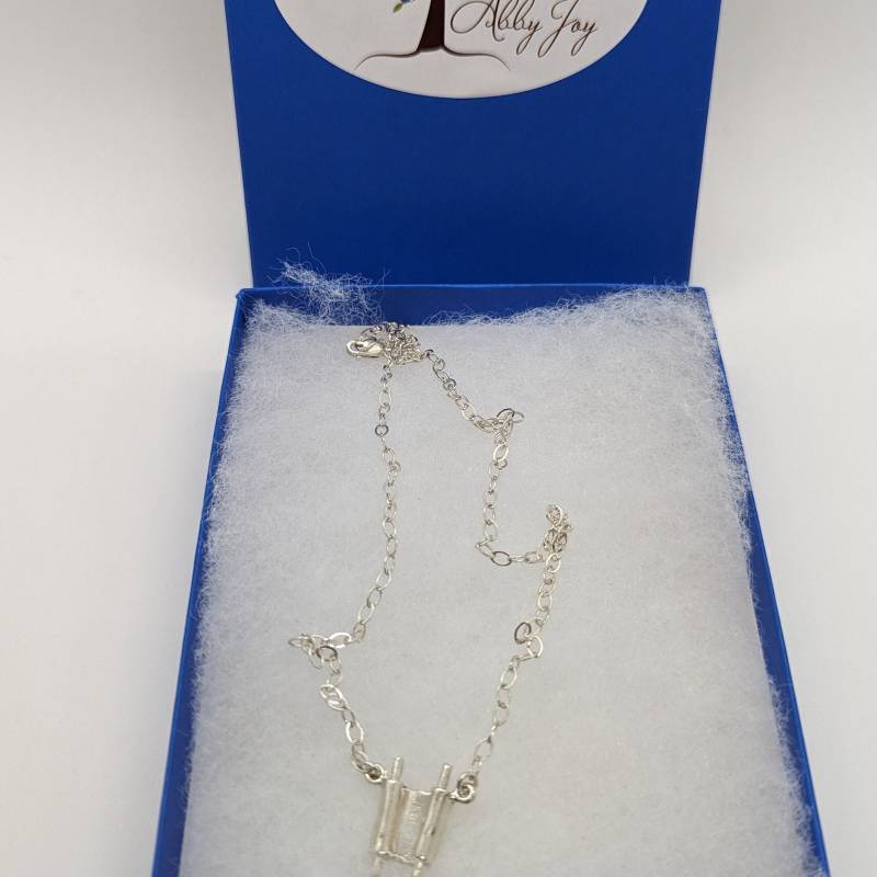 Tora Rolle Sterling Silber Halskette von abbyjoyjewelry