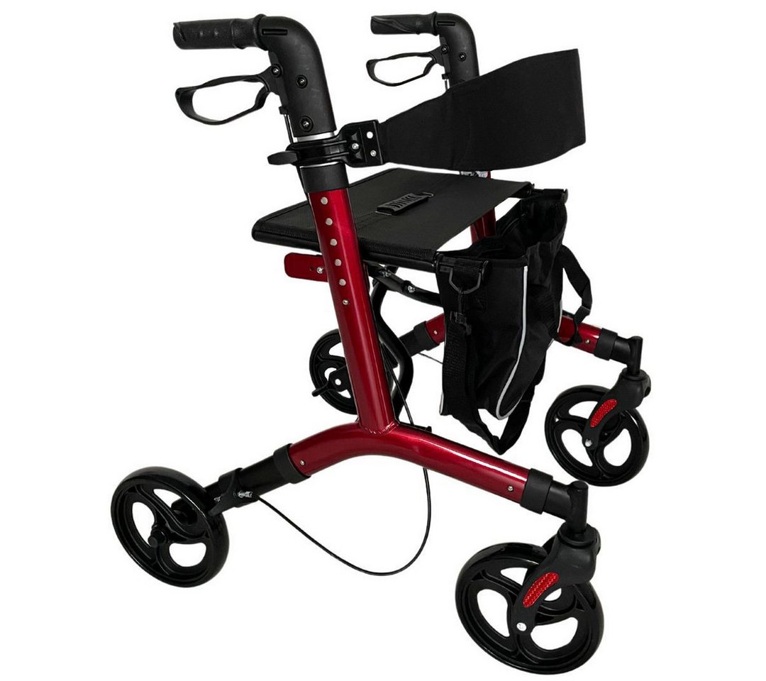 abc HOME Rollator, leicht, mit Tasche, verstellbare Höhe, klappbar abc HOME Rollator, leicht, mit Tasche, verstellbare Höhe, klappbar von abc HOME