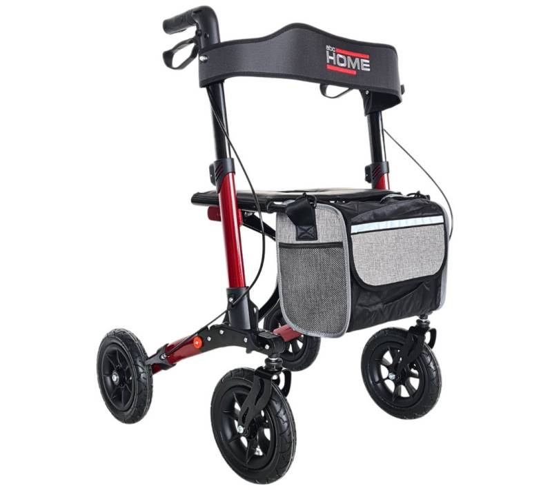 abc HOME Rollator Outdoor, mit Luftreifen & Tasche, faltbar, verstellbare Höhe abc HOME Rollator Outdoor, mit Luftreifen & Tasche, faltbar, verstellbare Höhe von abc HOME
