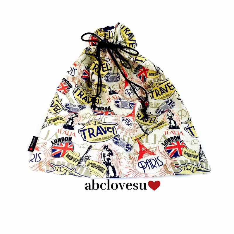 Reise-Schuhbeutel. Bereisen Sie Die Welt, Jeweils Mit Einem Schuhbeutel. Ein Abclovesu-Schuhbeutel von abclovesu