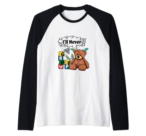 ABDL Baby Bär I never grow up Blocks Little ab/dl CGL Raglan von abdl liebe meine flauschige butt