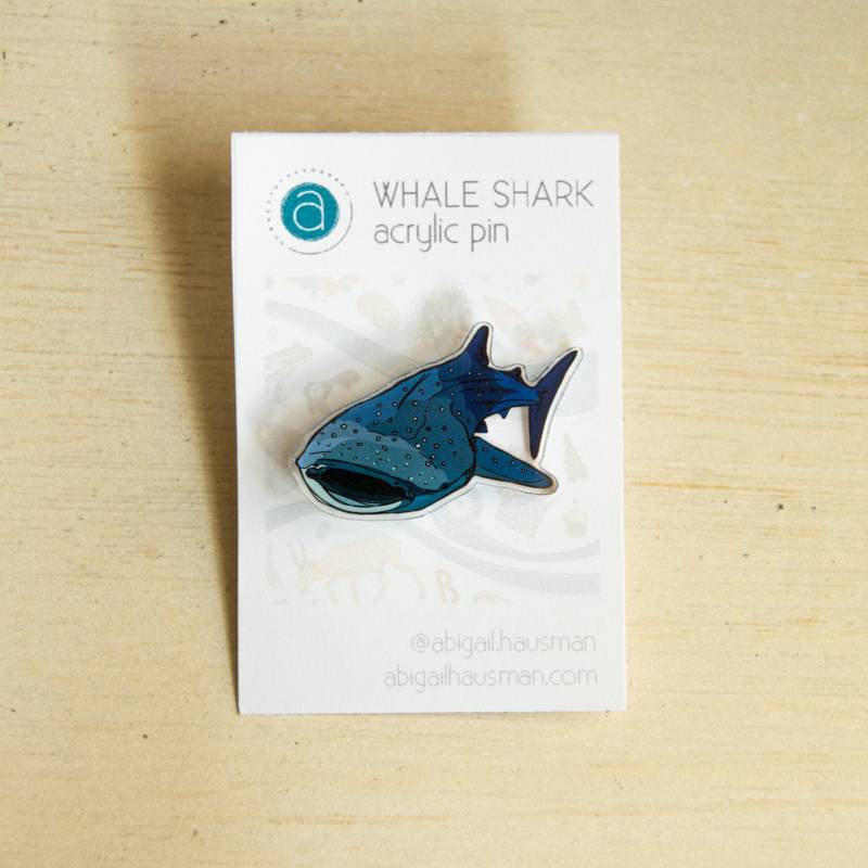 Walhai Acryl Pin von abigailhausman