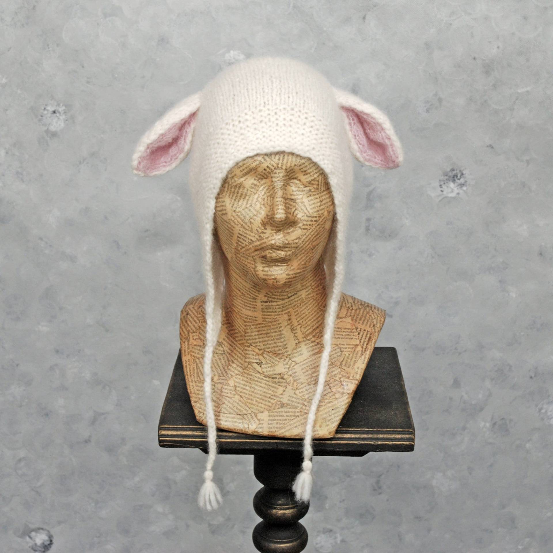 Handgestrickte Baby Alpaka Lamm Mütze Geschenk Für Tierliebhaber von aboutCRAFTS