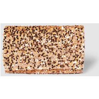 Abro Leder-Clutch mit Strass-Schleife in Rose Gold, Größe One Size von abro