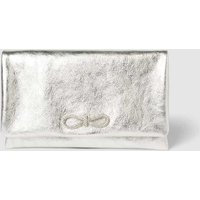 Abro Clutch mit Strasssteinbesatz in Metallic Beige, Größe One Size von abro