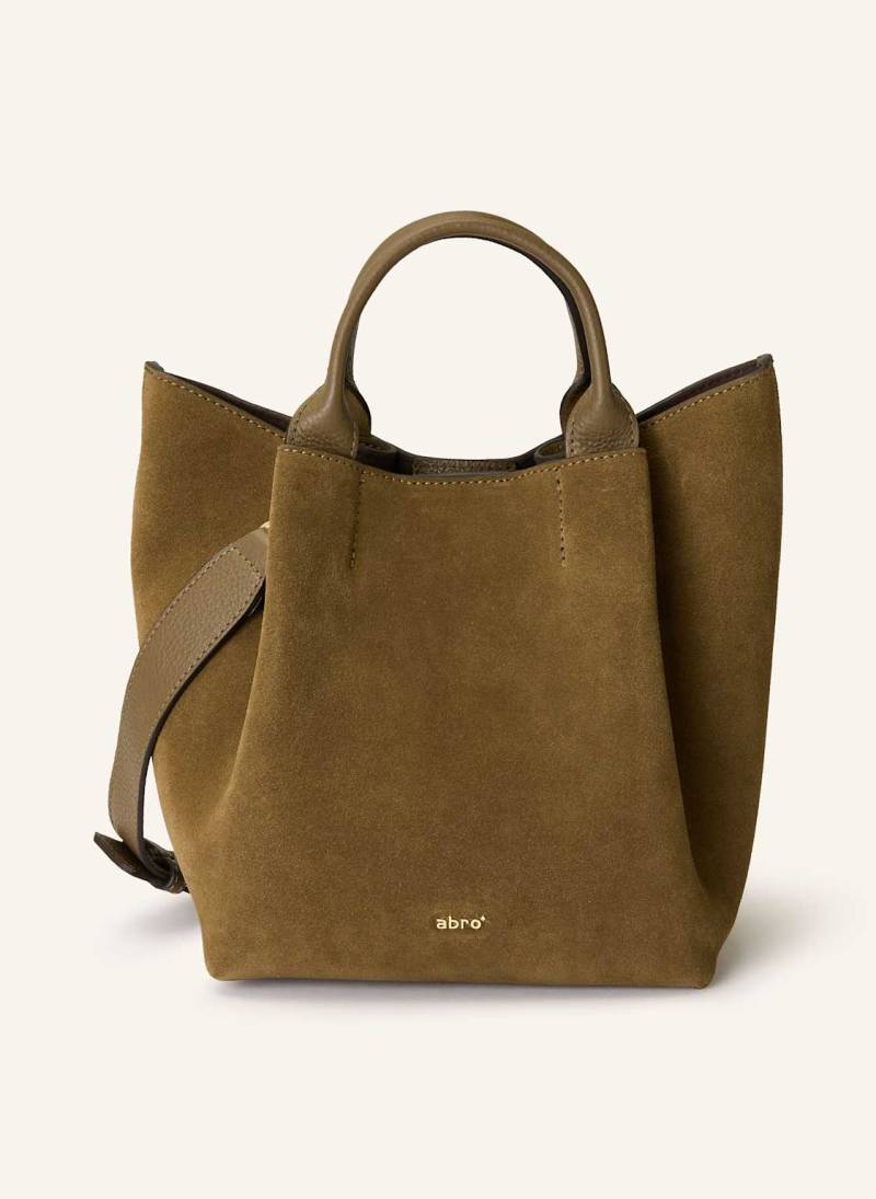 Abro Handtasche Essential Small Mit Pouch gruen von abro