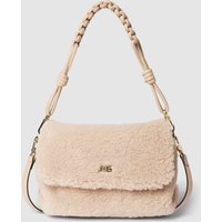 Abro Crossbody Bag aus echtem Lammfell Modell 'POPPY' in Beige, Größe One Size von abro