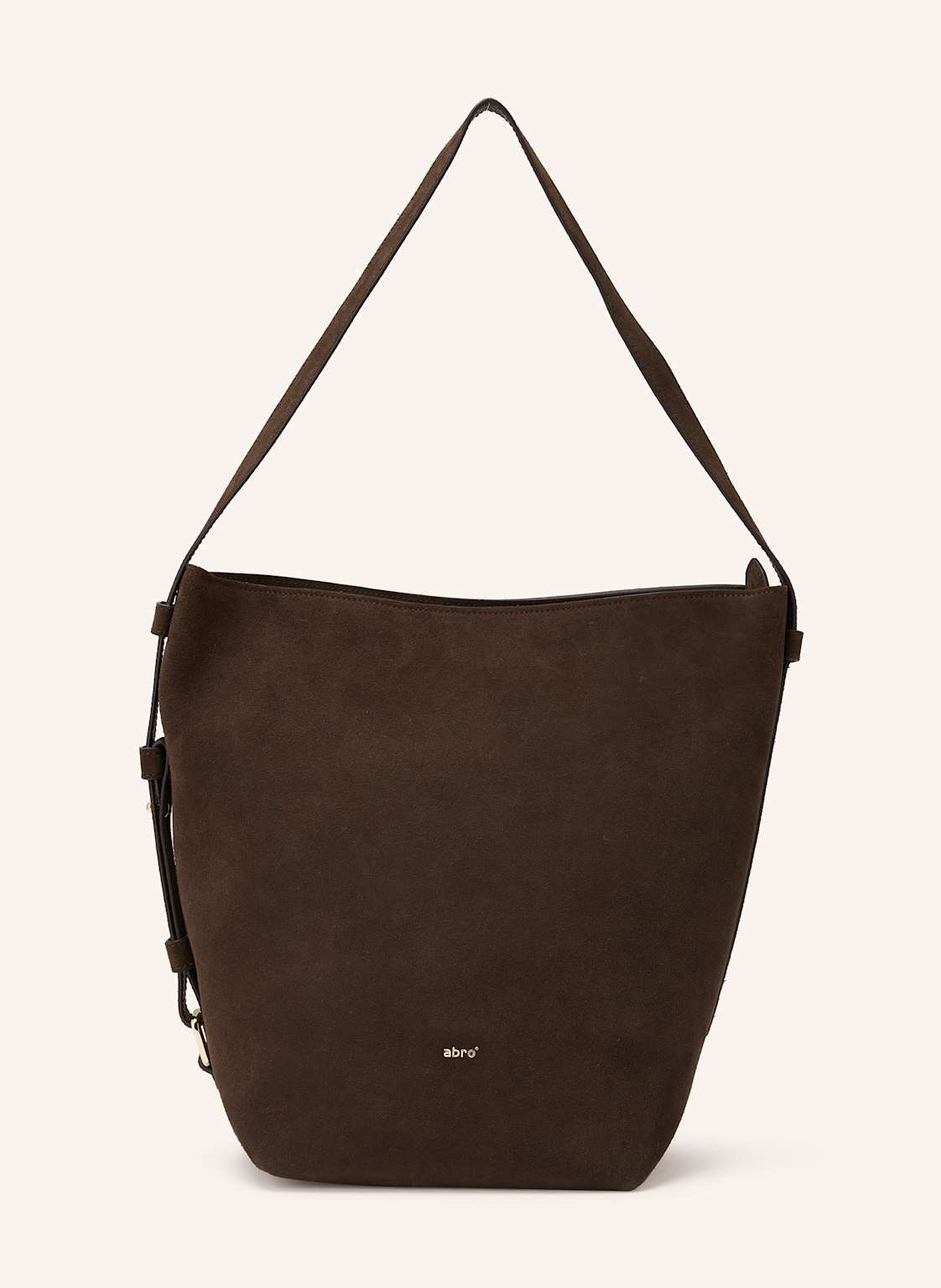 Abro Beuteltasche Cosmo Mit Pouch braun von abro