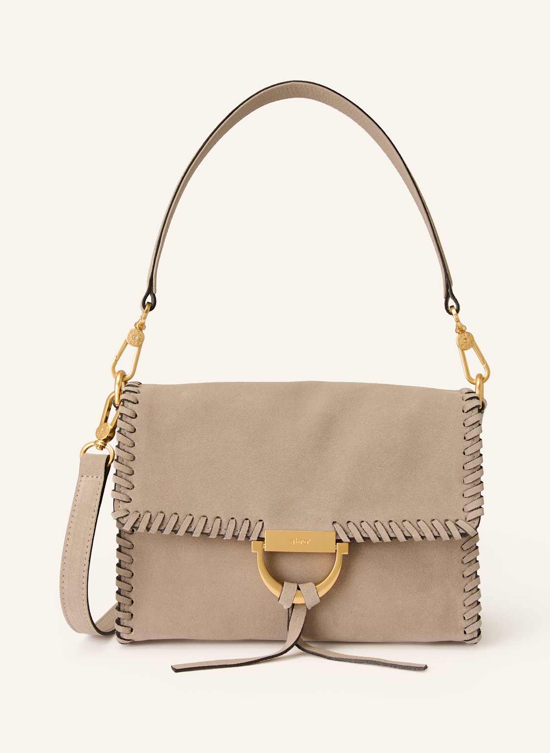 Abro Schultertasche Temi Stitch beige von abro
