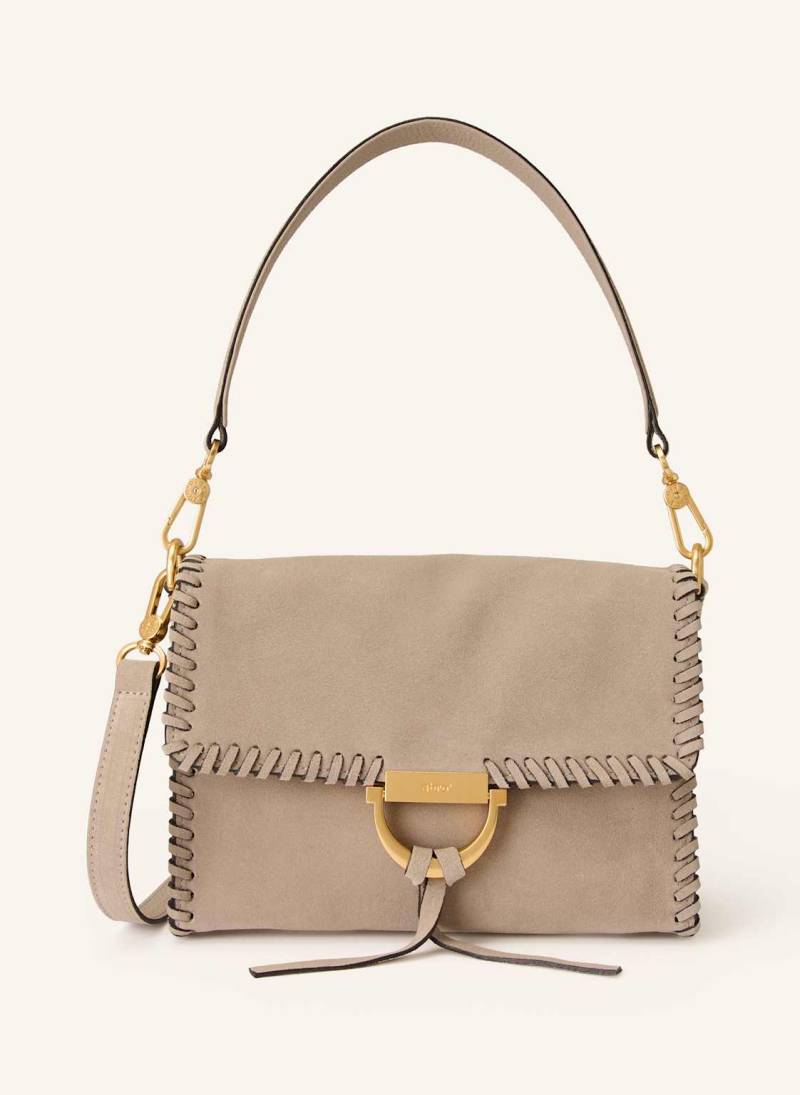 Abro Schultertasche Temi Stitch beige von abro