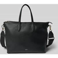 Abro Shopper mit Label-Applikation Modell 'CLIVIA' in Black, Größe 1 von abro