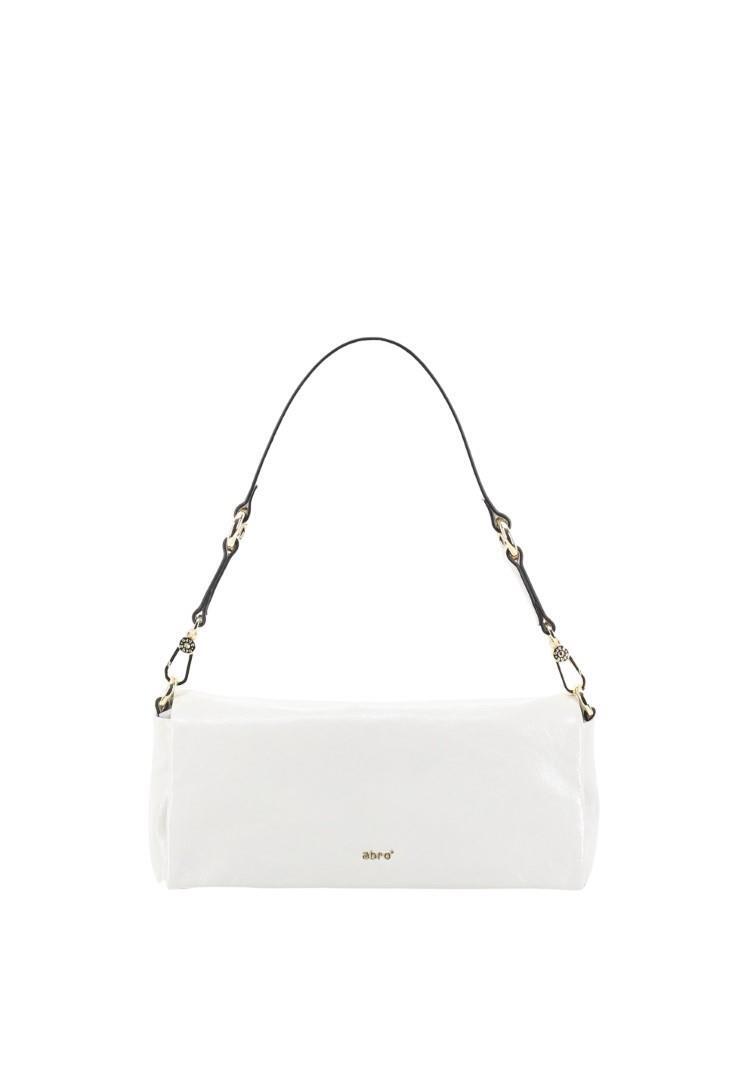abro - Leder Alias soft Clutch Schultertasche Mila Milk Weiß von abro