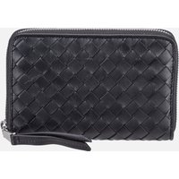 abro - Piuma Weaving Wallet Black/Nickel - Portemonnaie  , von abro