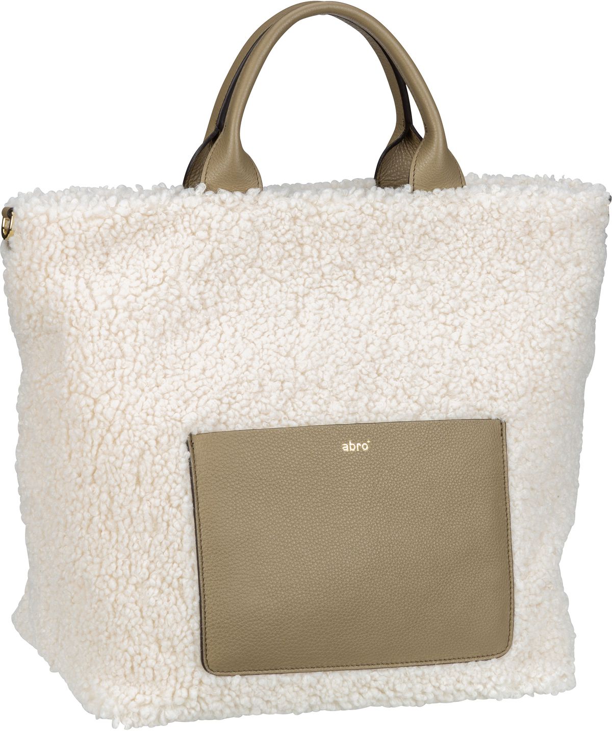 abro Raquel Faux Shearling 30004  in Beige (32.6 Liter), Handtasche von abro