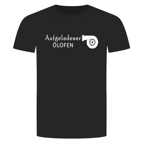 Aufgeladener Ölofen T-Shirt - Diesel TDI Turbo Klimawandel CO2 Auto Schwarz L von absenda