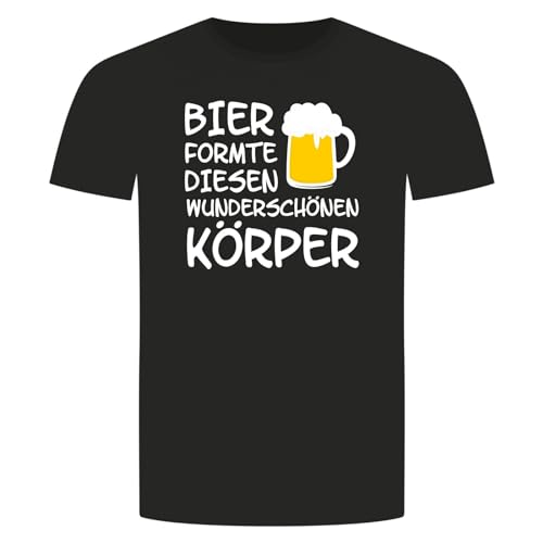 Bier Formte Diesen Wunderschönen Körper T-Shirt - Beer Alkohol Fett Dick Schwarz 2XL von absenda