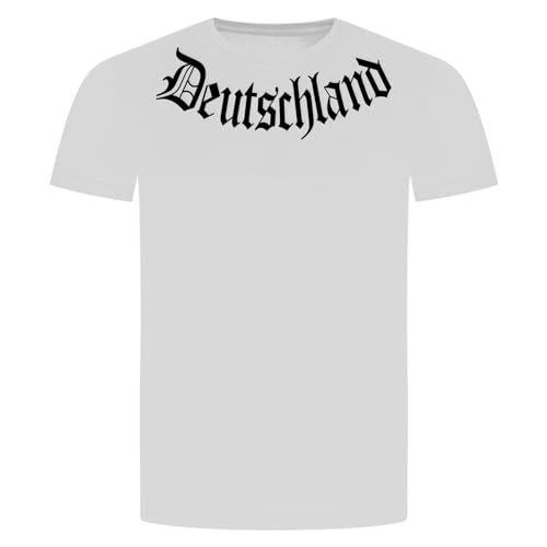 Deutschland T-Shirt - Germany Republik WM EM Fußball Hooligan Ultra Weiß L von absenda