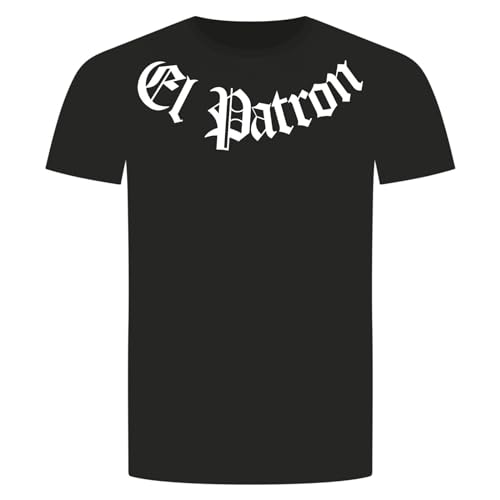 EL Patron T-Shirt | Drogen | Dealer | Pablo | Guzman | Escobar | Chapo Schwarz 4XL von absenda