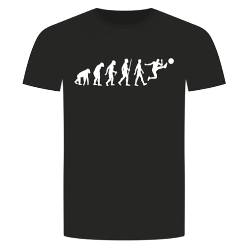 Evolution Fussball T-Shirt - Fußball WM EM Soccer Football Kicken Training Schwarz L von absenda