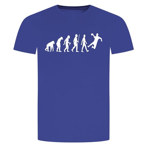 Evolution Handball T-Shirt | Handballer | Handballspiel | Sport | Werfen Blau XL von absenda
