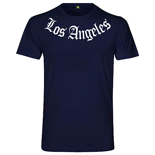 Los Angeles T-Shirt - Städte Stadt Amerika USA Kalifornien LA L.A. Navyblau M von absenda