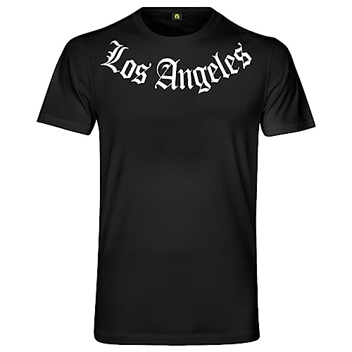 Los Angeles T-Shirt - Städte Stadt Amerika USA Kalifornien LA L.A. Schwarz 3XL von absenda