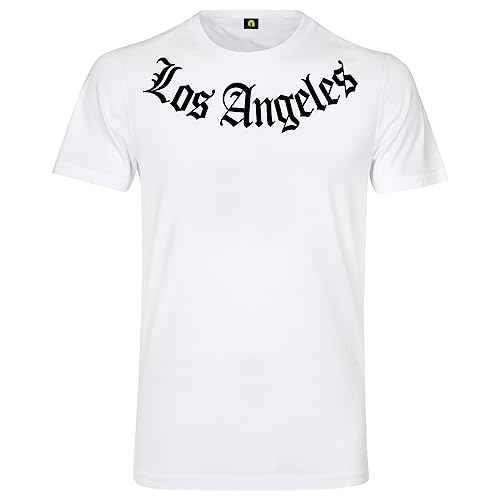 Los Angeles T-Shirt - Städte Stadt Amerika USA Kalifornien LA L.A. Weiss 4XL von absenda