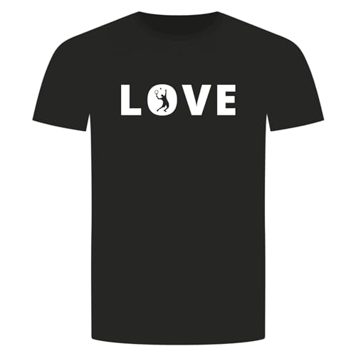 Love Tennis T-Shirt - Aufschlag Tennis Liebe Ass Schwarz XL von absenda