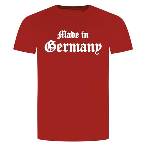 Made In Germany T-Shirt - Deutschland Demonstration Rechts Links Anti Rot XL von absenda