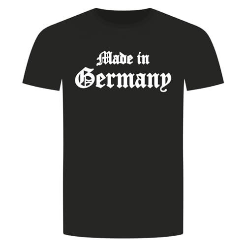 Made In Germany T-Shirt - Deutschland Demonstration Rechts Links Anti Schwarz 3XL von absenda