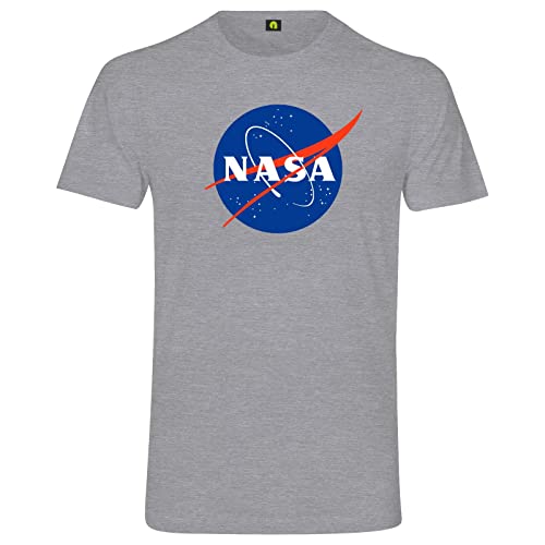 NASA Insignie Meatball T-Shirt - National Aeronautics and Space Administration Graumeliert 2XL von absenda