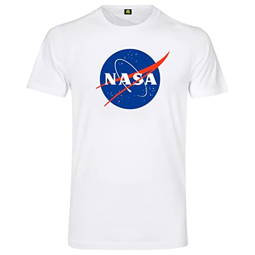 NASA Insignie Meatball T-Shirt - National Aeronautics and Space Administration Weiss 2XL von absenda