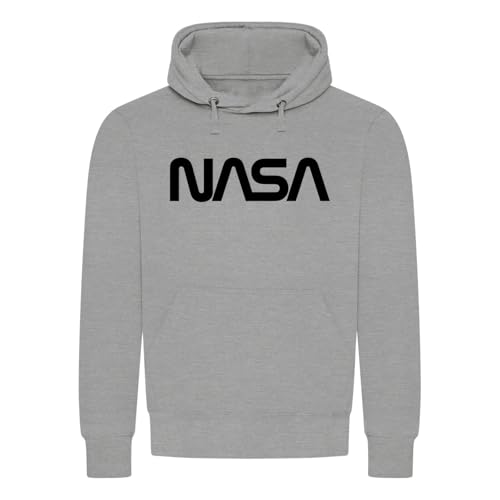 NASA Logotype The Worm Kapuzenpullover - National Aeronautics and Space Administration Graumeliert L von absenda