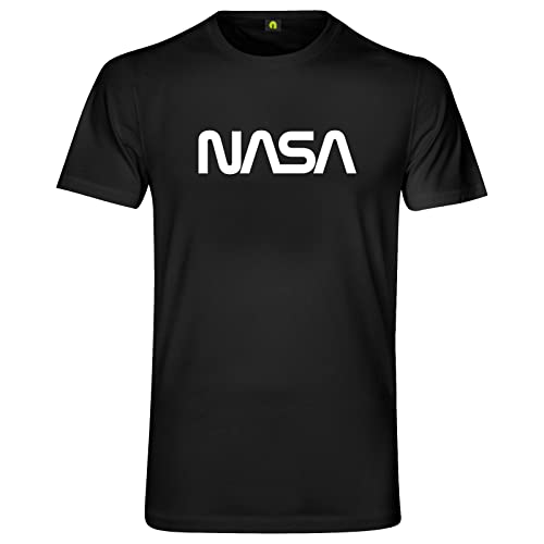 NASA Logotype The Worm T-Shirt - National Aeronautics and Space Administration Schwarz 2XL von absenda