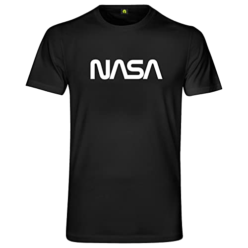 NASA Logotype The Worm T-Shirt - National Aeronautics and Space Administration Schwarz 3XL von absenda
