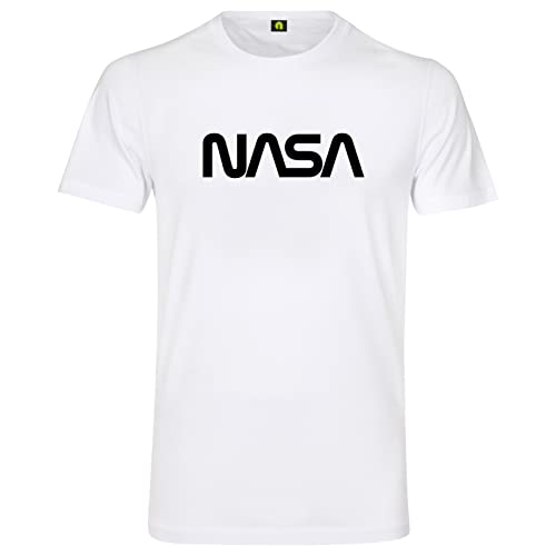 NASA Logotype The Worm T-Shirt - National Aeronautics and Space Administration Weiss 2XL von absenda