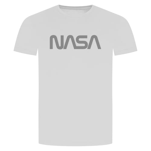 NASA Logotype The Worm T-Shirt - National Aeronautics and Space Administration Weiss_Grau M von absenda