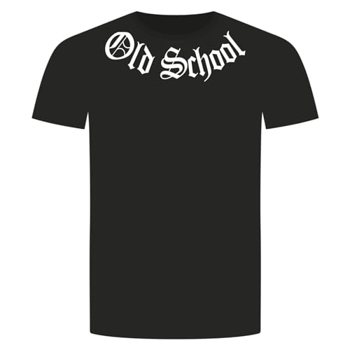 Old School T-Shirt - Hip Hop Rap Gangster Alte Schule Ghetto Hood Wear Schwarz 4XL von absenda