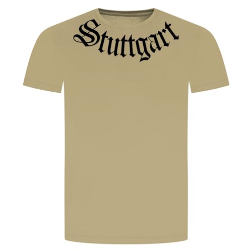 Stuttgart T-Shirt - Städte Stadt Schwaben Schwäbisch Deutschland Beige XL von absenda