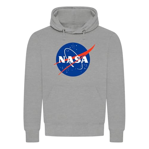 absenda NASA Insignie Meatball Kapuzenpullover - National Aeronautics and Space Administration Graumeliert L von absenda